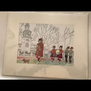 Enid Romanek Matted Print Of Scotty Dog